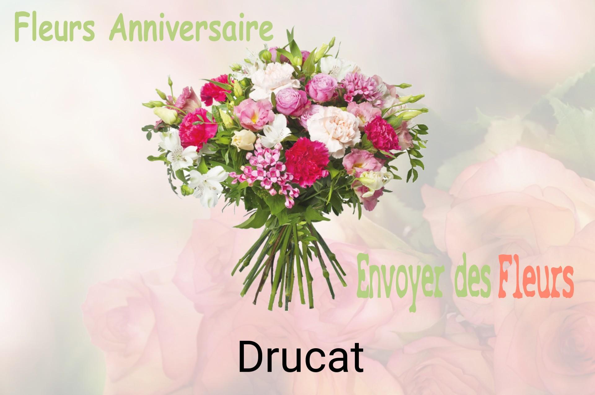 Bouquet de fleurs d’anniversaire livré à Drucat